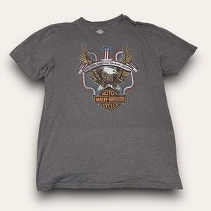 Harley Davidson Graphic Tshirt Size XXL Eagle America Biker